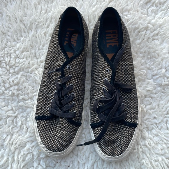 Frye Shoes - FRYE Women's "Gia" Tweed Canvas Sneaker. Size